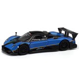 1/32 Pagani Zonda R Model Toy Car Diecast Toy Vehicle Toys for Boys Gifts Blue Battery