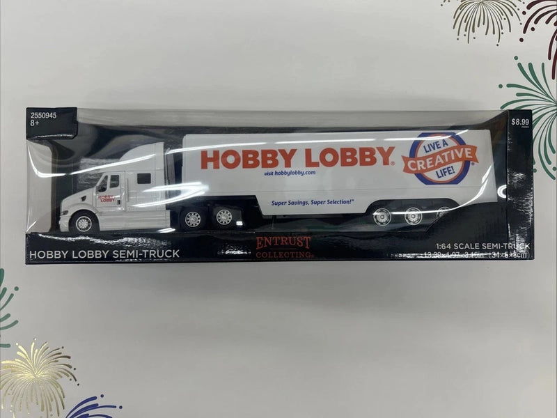Hobby Lobby Semi-Truck Collectible Model, 1:64 Scale