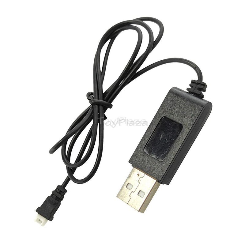 3.7V LiPo USB Charger 300mA PH1.25-2P Rev Plug for Mini RCHeli QuadCopter Drone Battery