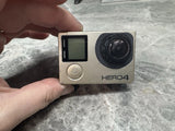 GoPro HERO4 Action Digital Camera Silver Black HDMI Micro-USB Connectivity