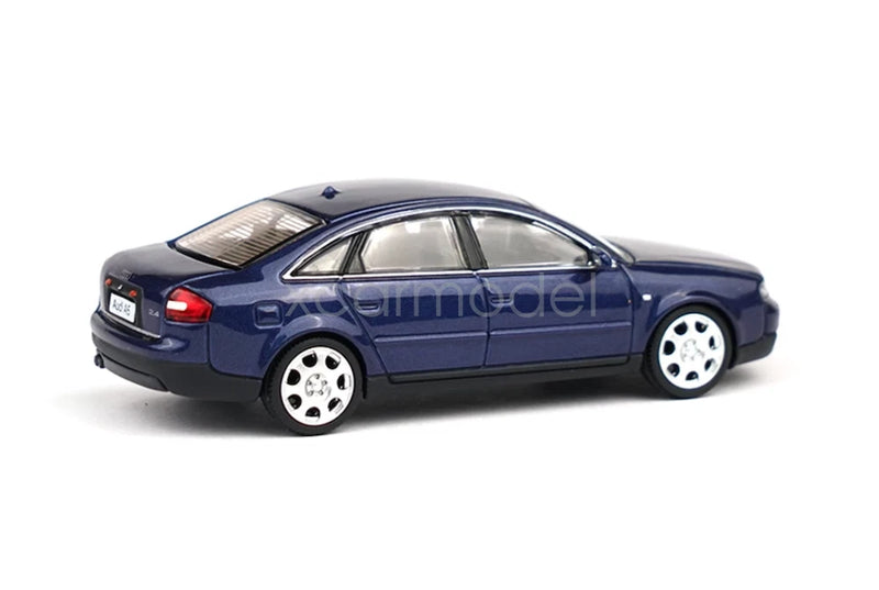 XCARTOYS 1:64 Scale Navy Blue A6 C5 Sedan Classic Sports Model Diecast Metal Car