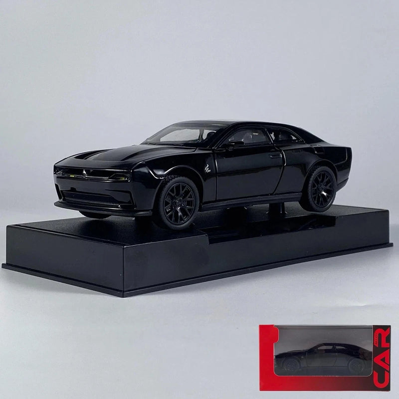 1:32 Dodge Charger Daytona Srt Ev Hellcat Alloy Metal Diecasts Model Car Outdoor