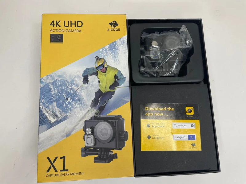 Z-Edge 4k UHD Action Camera UNUSED-Open box