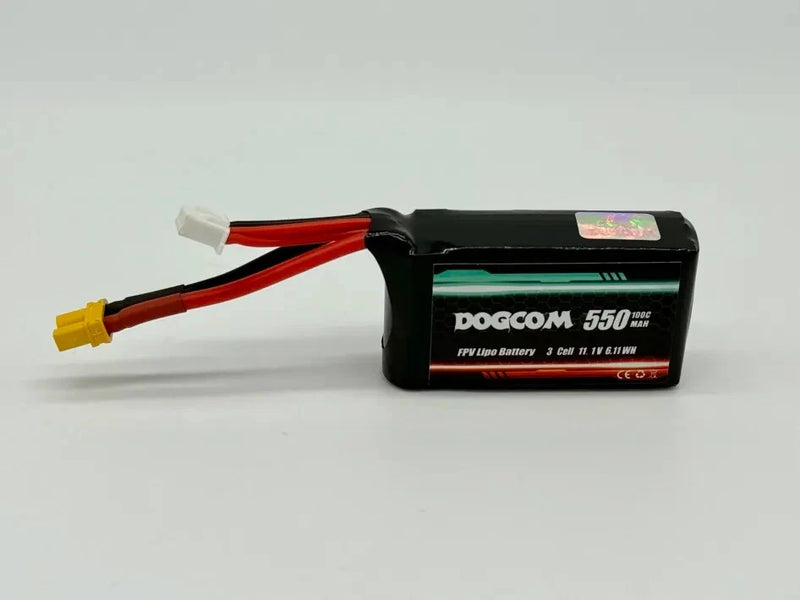 DOGCOM 550mAh 3S 100C 11.1V XT30 LiPo Battery Battery