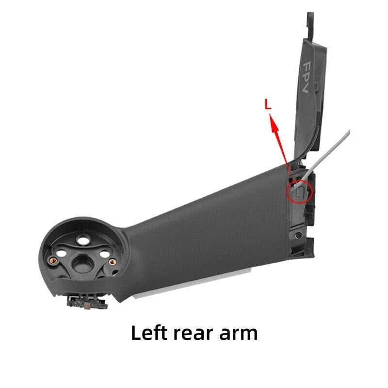 Genuine NEW DJI FPV Drone - Rear Left Motor Arm Assembly, Shell Frame Body
