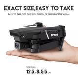E88 Pro Drone 4K HD Dual Camera, FPV, WiFi, Foldable, with Case