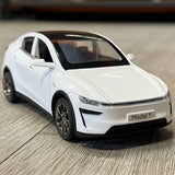 1:32 Tesla Model Y Diecast Car ¨C Alloy Electric SUV w/ Sound Light Pull-Back Toy