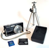 Panasonic LUMIX DMC-FH27 16MP Digital Camera, Battery, 4GB SD, Charger & Tripod