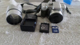 Panasonic LUMIX DMC-FZ5 5.0MP Digital Camera w/ Batt/Charg 4GB SD Card TESTED