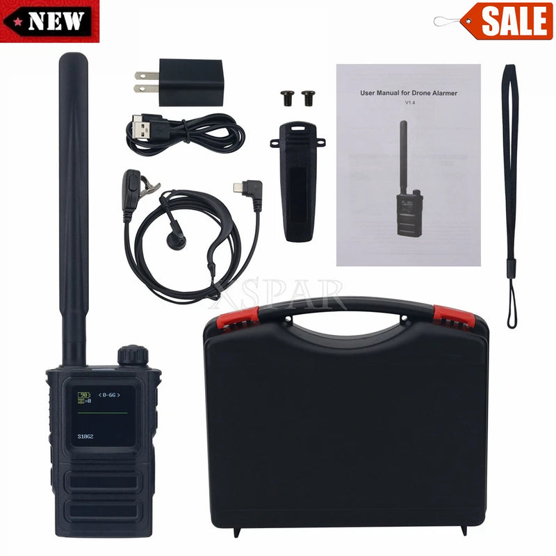 Handheld Drone Detector Drone Detection Solution 1-2KM Detection Range for FPV