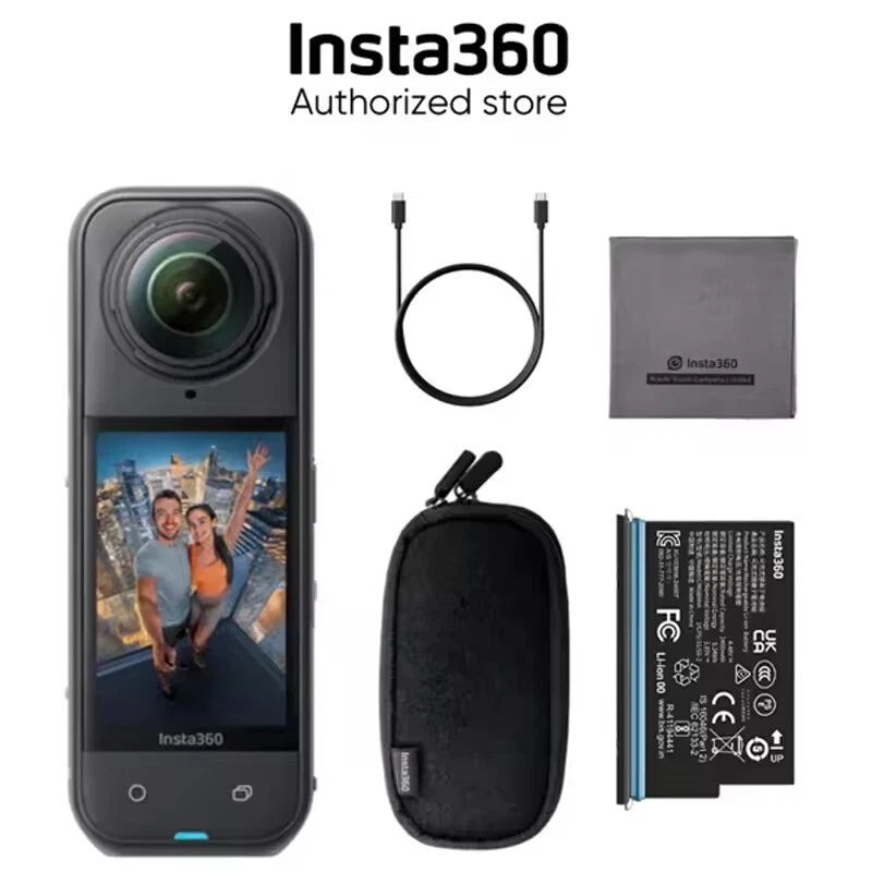 Insta360 X5 Waterproof 8K 360?? Action Camera Invisible Selfie AI Sport Cameras