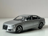 Audi A4 Germany Sports Car Model Toy Diecast Silver 1:43 Scale Welly