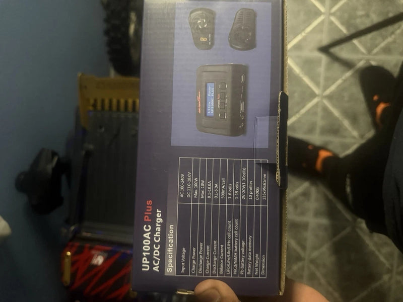 Ultra Power UP100AC Plus AC/DC Balance Charger LiPo LiIon NiMH NiCd LiFe Battery