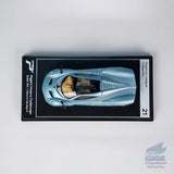 1:64 Pagani Huayra Codalunga Model Car Diecast Toy Vehicle Collection Gift Blue