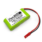 FMAx green NiMH rechargeable battery pack with red-black wires and small connector