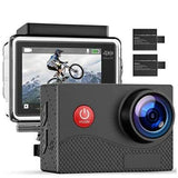 Action camera 4k ultra HD Wifi sports camera 170 degree wide angle 98FT...