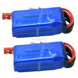 2x 7.4V2S 350mAh 20C LiPo Battery JST plug for RC Airplane Helicopter Multirotor