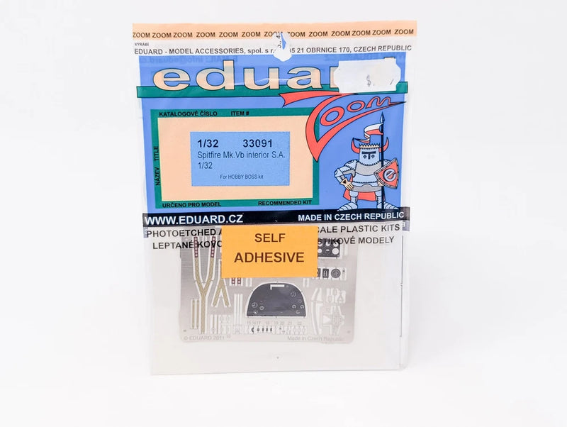 1/32 Eduard Zoom Spitfire Mk.Vb Interior PE/PhotoEtch - NOS 33091 for Hobby Boss