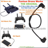 DJI Mavic Spark / Air ...Short Control Cable..Short..Micro USB to Samsung