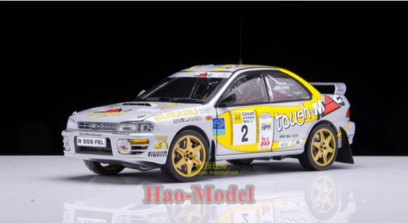 Sunstar 1:18 Subaru Leopard WRC Rally Car Model 1999 Alloy Diecast Hobby Gifts