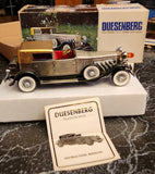 Vintage Duesenberg S.J. town car battery radio toy with instruction card
