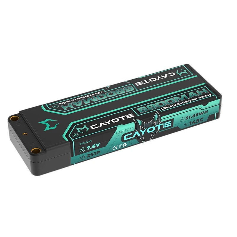 CAYOTE Racing Lipo Battery 145C 6800mAh 7.6V 51.68Wh - CA-682S145 Battery