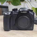 Panasonic Lumix GH5 20.3MP Touch&Flip-out Screen Mirrorless Digital Camera Body