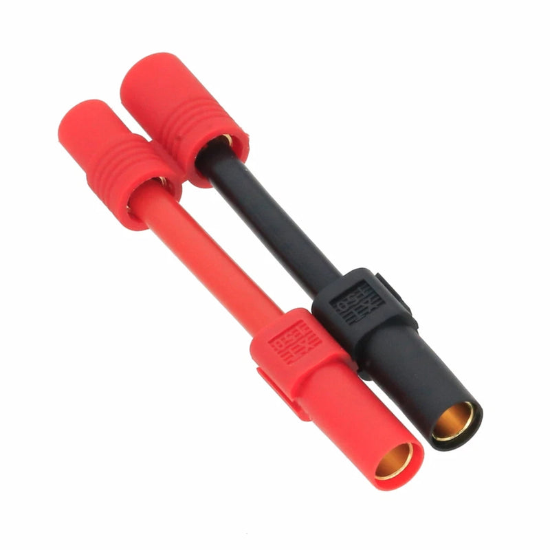 HXT 6mm Male+/Female- to XT150 Female cable 10AWG 5CM wire For RC Battery FPV