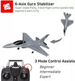 US VOLANTEX F16 Fighter 2.4GHz 4CH RC Plane Aircraft 6Axis Gyro RTF Stunt Glider