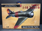 Hobby Craft 1/48 Polikarpov I-16 Type 10 Plastic Airplane Model Kit (SEALED)