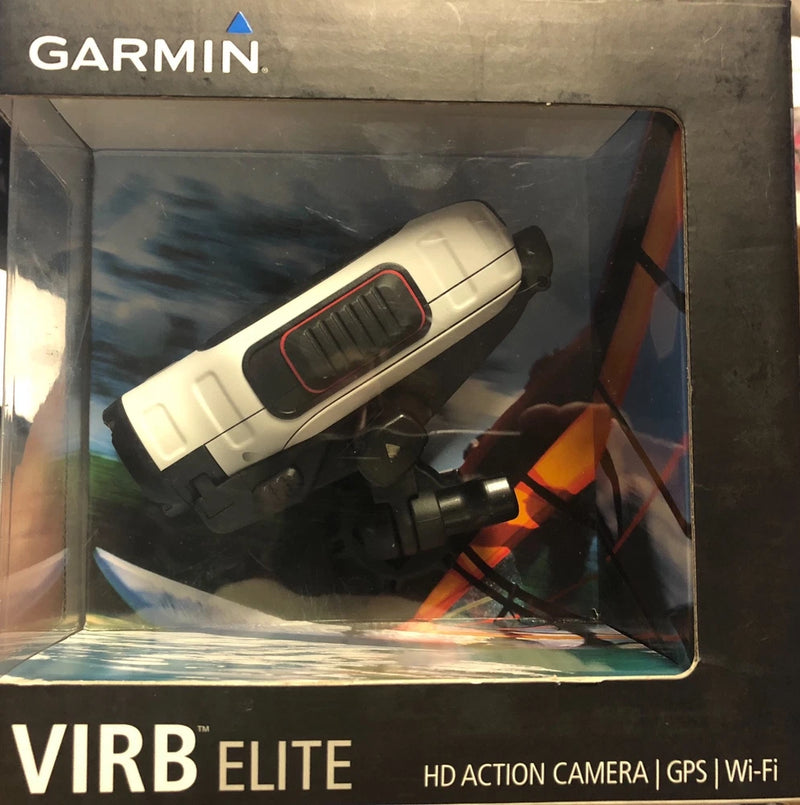 Garmin VIRB Elite HD GPS Action Sports Camera Cam WI-Fi WIFI White 32gb SD Card