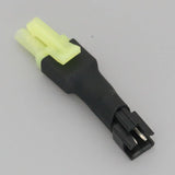 Mini Tamiya Female to SM 2P Male No Wires Adapter RC Lipo Battery FPV Hobby Toy