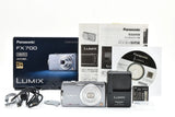 ¡¾MINT ¡¿Panasonic Lumix DMC-FX700 14.0MP Digital Camera Silver w/Box From Japan
