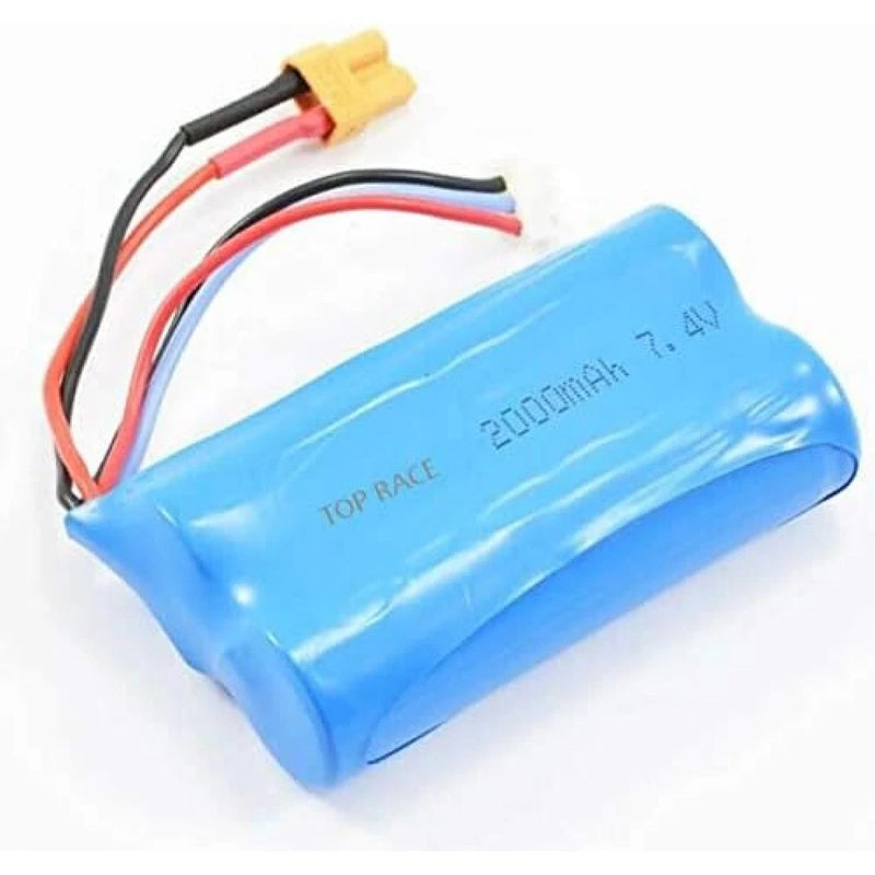 RC Battery 7.4v 2000mAh for TR-211M TR-213 RC Excavator and Construction Trucks Battery