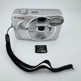 FUJIFILM FinePix A200 Digital Camera 2.0MP Silver xD-Picture Card WORKS