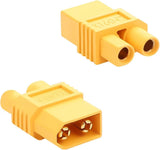 2pcs XT60 to EC3 Model Airplane Battery Connector for Drone RC Model Car Boat Battery