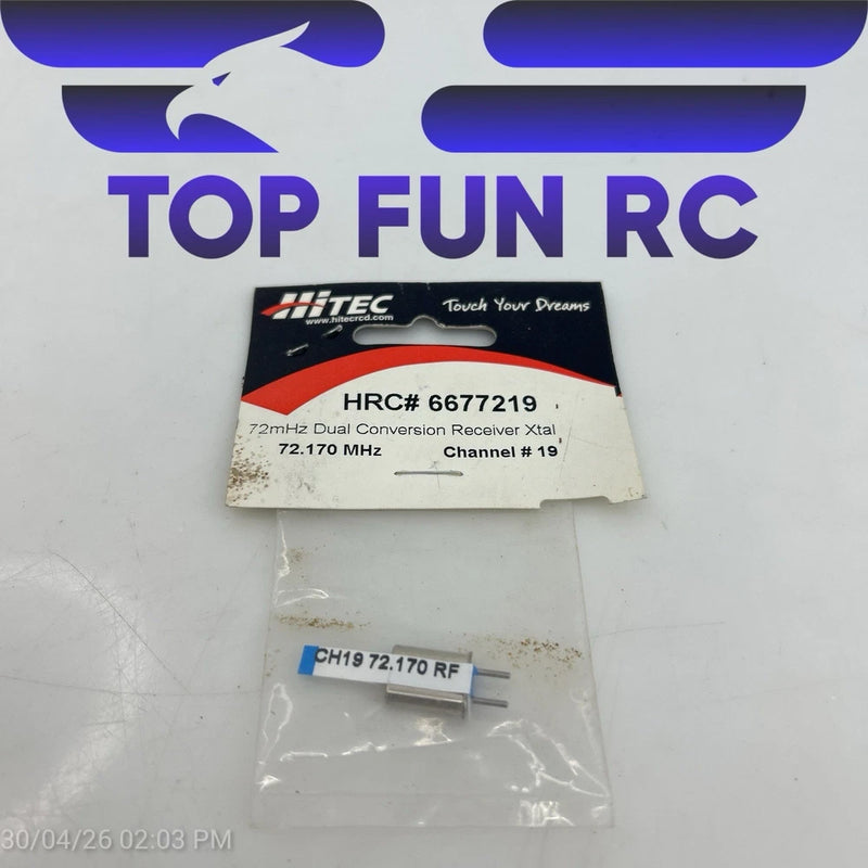 Hitec 72mhz Dual Conversion Receiver Channel 19 Converter