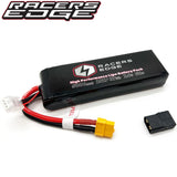 Racers Edge 5000mAh 2S 7.4V 60C Soft Pack Lipo Battery XT60 Plug & Traxxas Adapt