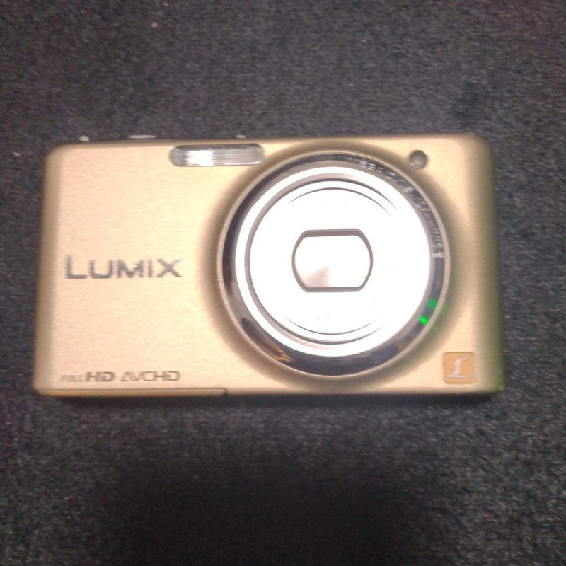 Panasonic Lumix FX77 Gold Compact Digital Camera with Accessories