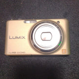 Panasonic Lumix FX77 Gold Compact Digital Camera with Accessories