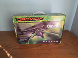 Dromida Ominus quadcopter drone box with illustrated drone and OMNIS branding