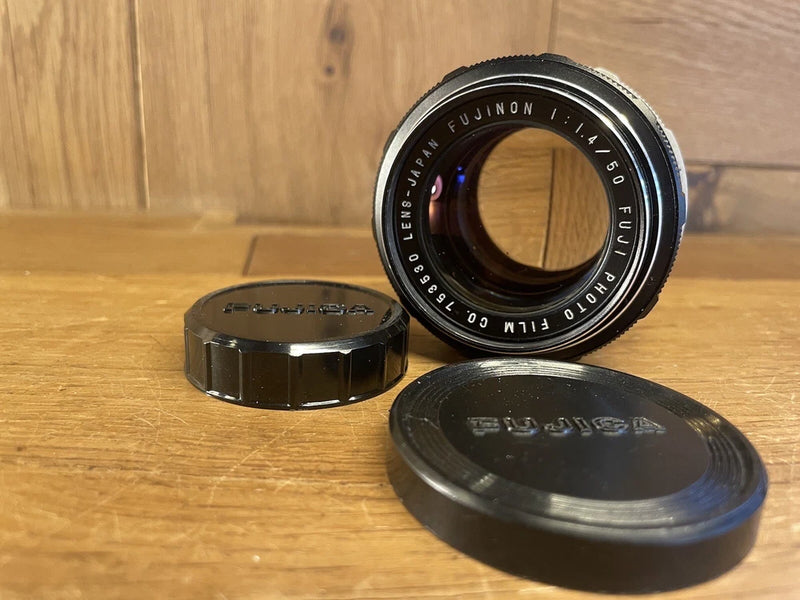 *Near Mint* Fuji Fujinon 50mm F/1.4 Standard Lens Early Model M42 From Japan