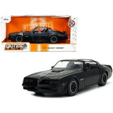 34038 BY JADA 1977 PONTIAC FIREBIRD T/A MATT BLACK 1/24 DIECAST MODEL CAR