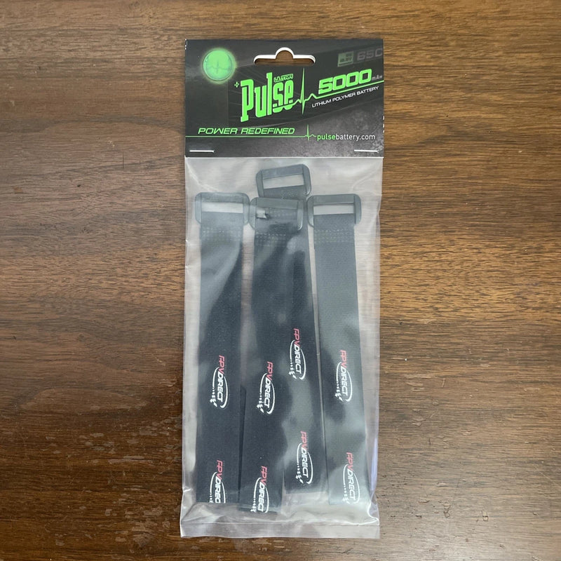 Pulse FPV Direct RC LiPo Battery Strap 4 Pack - 8.5¡± x 13/16¡± New Sealed Battery