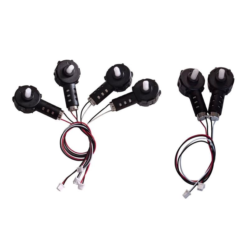 RC drone motor and base set with 6 motors and wiring harness for DIY repair