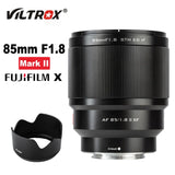 Viltrox 85mm F1.8 Mark II APS-C Auto Focus Lens for Fujifilm Fuji X Mount Camera