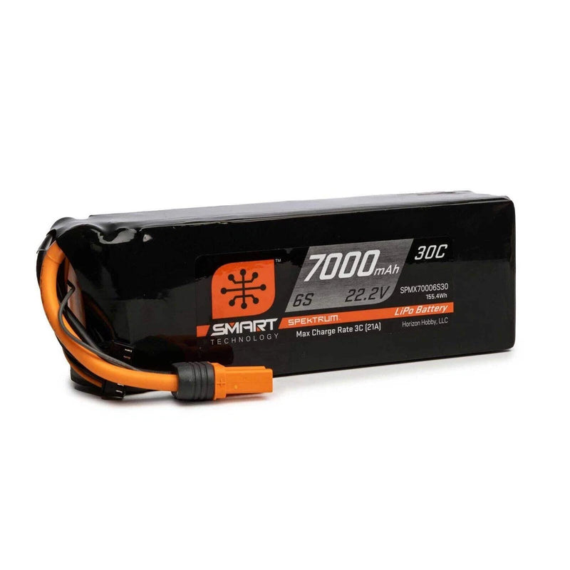 22.2V 7000mAh 6S 30C Smart LiPo Battery, IC5 - Spektrum SPMX70006S30 Battery