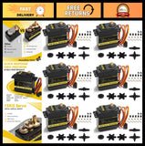 High Torque Metal Gear Digital Servo Motor for RC Cars, Boats, Helicopters - 6 P
