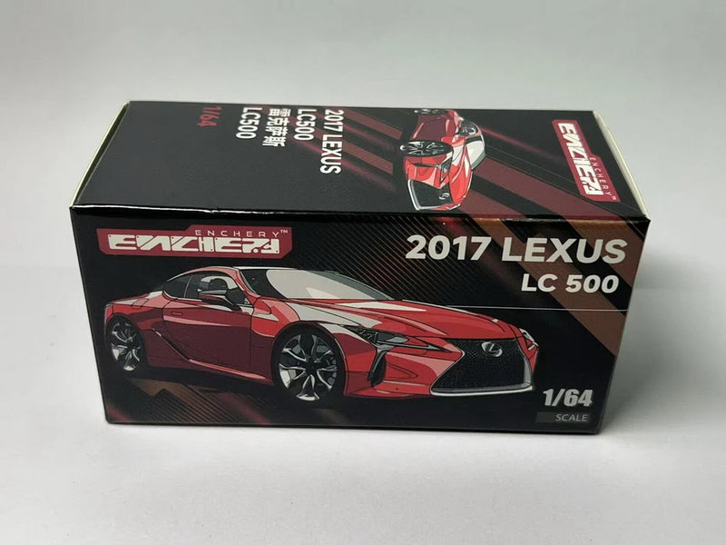 ENCHERY 1/64 Scale  LC500 2017 Red Diecast Car Model Toy Gift NIB
