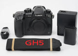 Panasonic Lumix GH5 Mirrorless Digital Camera (Body Only) 20.3MP, 1450 Shutter